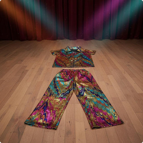 Disco Costume Set Breathable 70s Disco Outfit Soft for Boys and Girls
