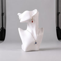 3 Pieces Necklace Bust Stand Sturdy Jewelry Mannequin Bust for Countertop