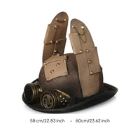 Steampunk Costume Hat Riveted Panels Steampunk Hat Textured Surface For
