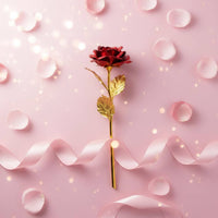 Gold Foil Blossom Handmade Craft Keepsake Item Artfully Made for Mom, Women