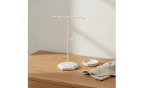 Marble Base Jewelry Holder Detachable Jewelry Stand Space Saving for Dresser