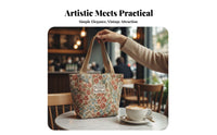 Large Canvas Utility Tote adaptable Shoulder Bag Lightweight for informal Outings