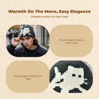Knit Beanie Hat, Warm, Unisex, Fall Winter, Cute