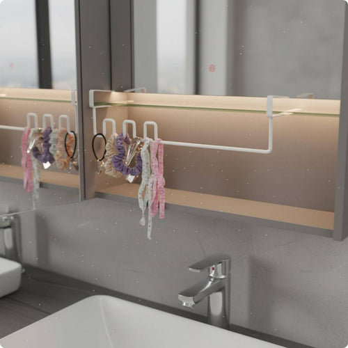 Bathroom Mirror Organizer Space Saving Mirror Cabinet Hanger Long-Lasting