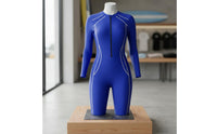 Quick Dry Long Sleeve Boyleg Swimsuit Sun Protection Long Sleeve Rash Guard Four-Way Stretch Full Coverage Bathing Suit Skin-Friendly Material for Surfers, Surfing, Diving, Water Sports, Swimming Pool