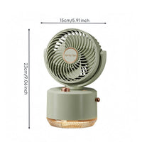 Desktop Cooling Fan Humidifier Top-Fill Home Appliance Matte Finish