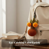 Soft Keychain Adorable Pendant Soft Stuffed Bag Accessory Charm for Students, Teens, Schoolbag, Backpack, Purse