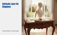 Cream Lace Church Veil, Bridal Mantilla Shawl, Muslim Latin Floral Headpiece, Women's Elegant Accessory