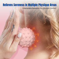 Firm Silicone Neck and Shoulder Massage Ball, TPE Exercise Ball, Foot Fascia Ball, Muscle Relaxation, Fitness Accessory,