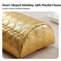 Washable PU Leather Nail Pillow Easy to Clean Nail Art Hand Pillow Soft & Comfortable for Manicurists, Beauty School Students, Spas, Travel