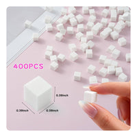 400 Pieces Gradient Nail Sponge Easy to Use Ombre Nail Art Sponge Single-Use