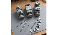 3 Pieces Metal Timepiece Strap Tool Set Knurled Knobs Watch Bracelet Link Remover Set Compact