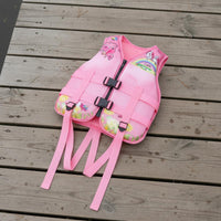 Kids Life Jacket Secure Fit Childrens Buoyancy Vest Long-Lasting for Beach