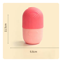 Silicone Facial Ice Mold Domed Face Massager Rounded