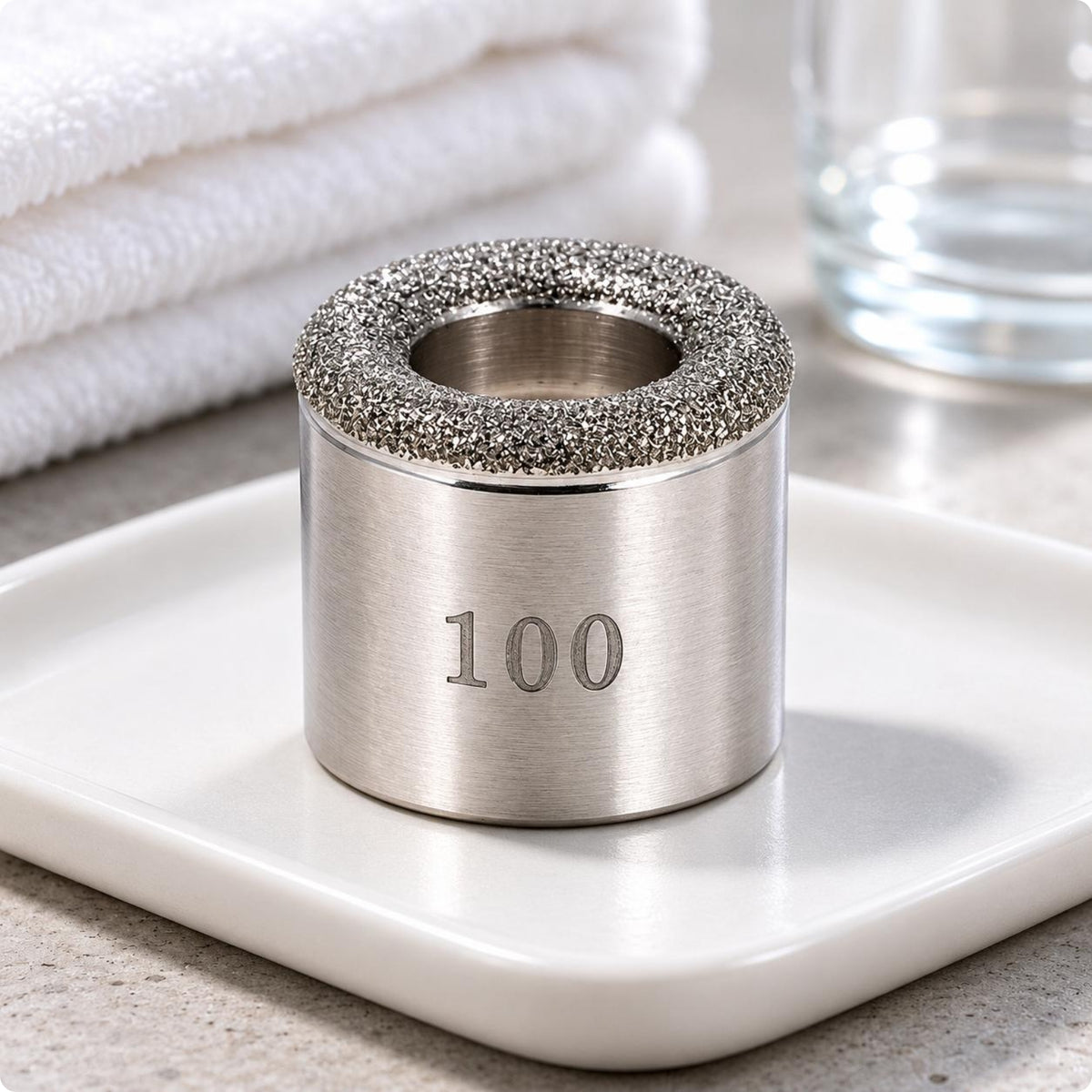 Metal Grinding Head Silver Finish Grit-coatedGrit Grinding Head Long Lasting