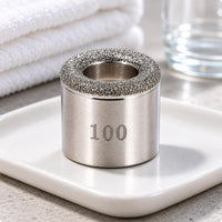 Metal Grinding Head Silver Finish Grit-coatedGrit Grinding Head Long Lasting