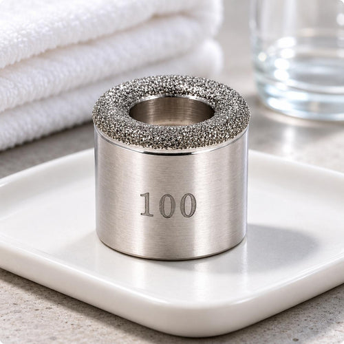 Metal Grinding Head Silver Finish Grit-coatedGrit Grinding Head Long Lasting