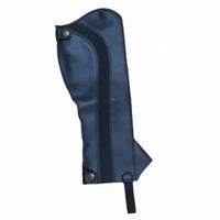 Equestrian Boot Cover Dark Blue Riding Boot Cover Snap Closure