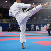 Karate Gi Wear-Resistant Karate Outfit 3D Thickened V-Neck for Training, Adults