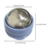 Reflective Polished Facial Ice Massager Chilled Sphere Massager