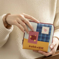 Multi-Slot Jewelry Pouch Zippered Coin and Card Pouch Compact for Travel