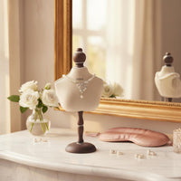 Pearl Necklace Display Stand Decorative Jewelry Holder Bust Elegant