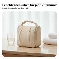 Fluffy Makeup Bag Portable Travel Makeup Case Lightweight for Bathroom, Women