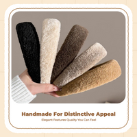 Women Plush Headbands, Soft, Non-Slip, Stylish, Everyday Use