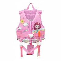 Adjustable Buoyancy Vest Secure Fit Children's Swim Vest Quick-Dry for Drifting