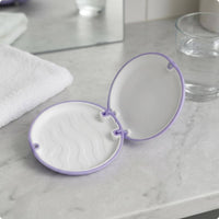 Clamshell Retainer Case Textured Tray Orthodontic Storage Box Hard Shell