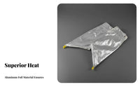 2 Pieces Ember Protection Aluminized Heat Resistant Sleeves Long-Lasting Construction Thermal Heat Safety Sleeves Elastic Cuffs