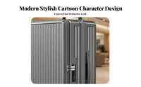 Front-Accessibleing Hardside Suitcase Long-Lasting Construction Wheeled Cabin