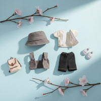 Doll Clothing Japanese Korean Design 1/12 Scale Doll Outfit Cute Design