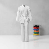 Karate Gi Wear-Resistant Karate Outfit 3D Thickened V-Neck for Training, Adults