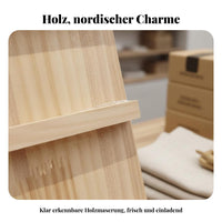 Earring Card Holder Stand Large Capacity Wooden Jewelry Display Rack