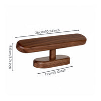 Wooden Watch and Bracelet Display Stand Multi-Functional Watch and Bracelet Holder Minimalist Design Solid Wood Jewelry Rack for Bedroom, Closet