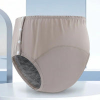 Side Snap Incontinence Briefs Washable Side Opening Underwear Breathable