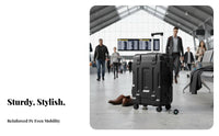 Telescoping Handle Hardside Trolley Lightweight Hardshell Rolling Trunk Scratch-Resistant Suitcase Organized Interior for Business Professionals, Travelers, Vacationers, Airport, Short Trip Getaway, Vacations, Vacation