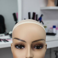 Mannequin Head with Shoulders Long-Lasting PVC Hairpiece Display Head Life-Size