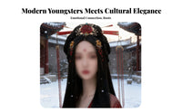 Warring States Design Headdress Set Intricate Features monarch's Consort Headwear Set Traditional Chinese Attire Hair Accessory