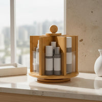 Rotating Makeup Organizer Large Capacity Turntable Cosmetic Holder