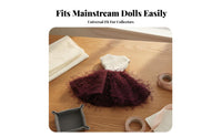 11 Inch Doll Dress Fashionable Design BJD Doll Outfit Easy to Wear Toy Accessory for Children, Special Occasions