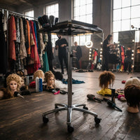 Hair Extension Trolley Cart Sturdy Support Base for Barbershop, Barbers