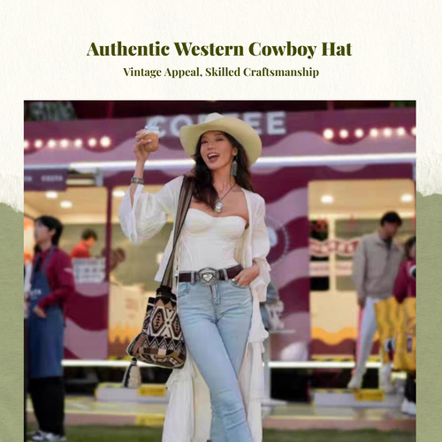 Cowboy Hat Wide Brim Protection For Women Teens Outdoor