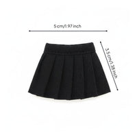 1/12 Scale Doll Skirt Summer Wear Pleated Doll Skirt School Uniform Design for Hobbyists