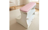 Footrest Stool with Drawer Padded Manicure Foot Rest Easy-Wipe for Home Salons