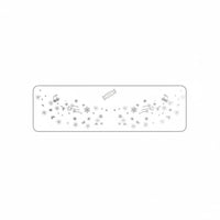 Shimmering Freckle Sticker Faux freckle-like dots Shimmering Freckle Decal for Parties, Women