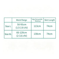 Waterproof Incontinence Skirt Washable Continence Garment Plaid for in Bed
