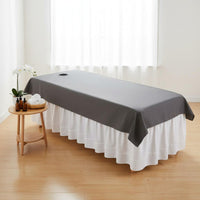 Long-Lasting Beauty Salon Bed Sheet Breathable Reusable Massage Bed Sheet Fade-Resistant for Estheticians