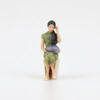 Qipao Figure Standing Model Traditional for Hobbyists